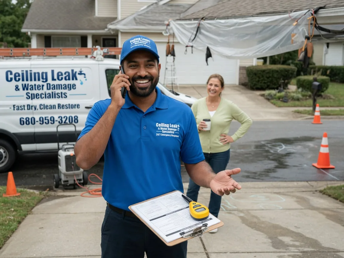 Ceiling Leak Cleanup Patrick Springs, VA FAQs